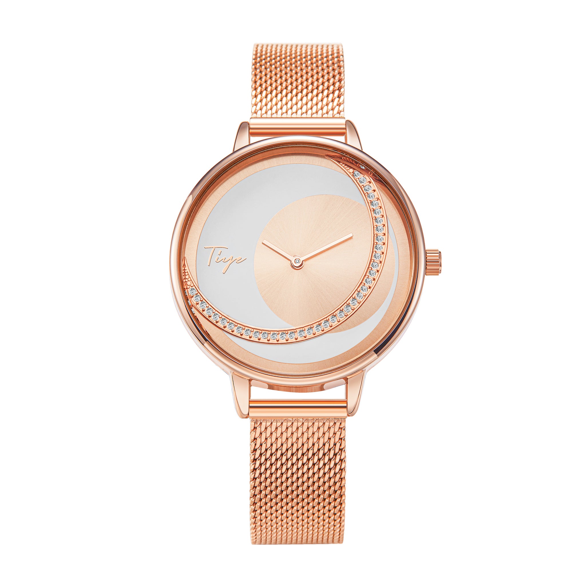 Affordable rose 2024 gold watch